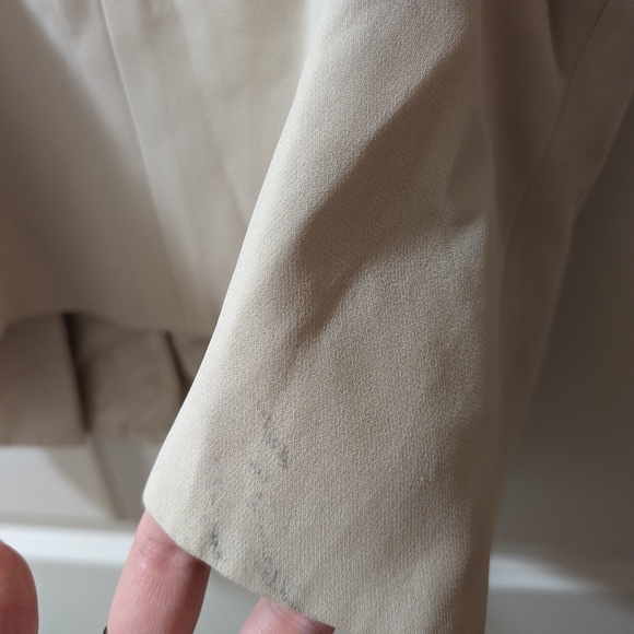 Giorgio Armani taupe strap detail peplum corset top with zip front - Picture 6 of 6